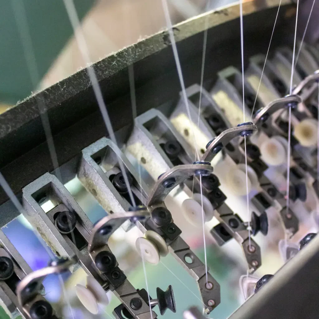 Proceso de tejeduría en la fabricación textil